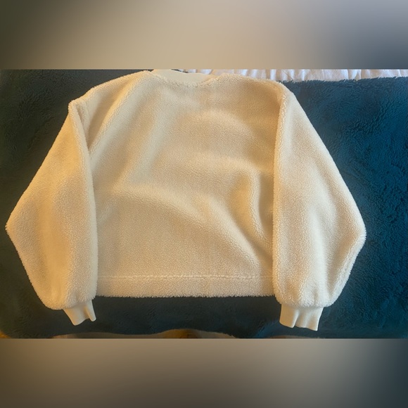 Sherpa/teddy crew neck sweater - Picture 3 of 3